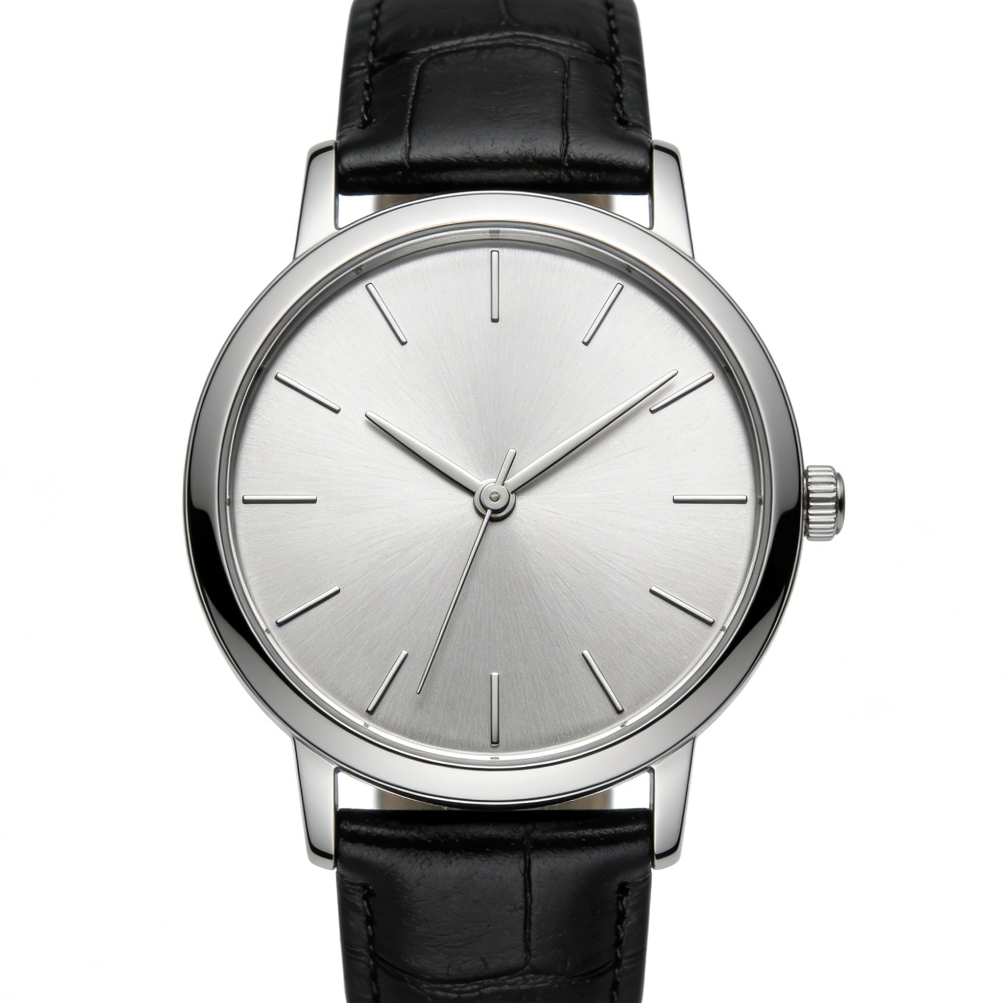 Minimal silver watch